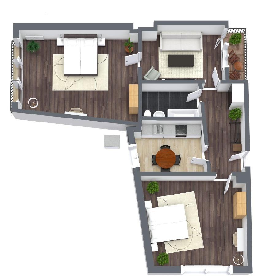80Qm Luxurioese Designerwohnung Im Herzen Bochums Extérieur photo